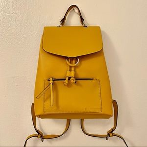 Zara mustard color backpack